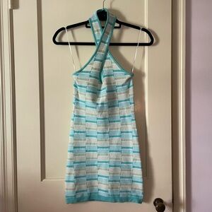 Halter Neck Mini Dress